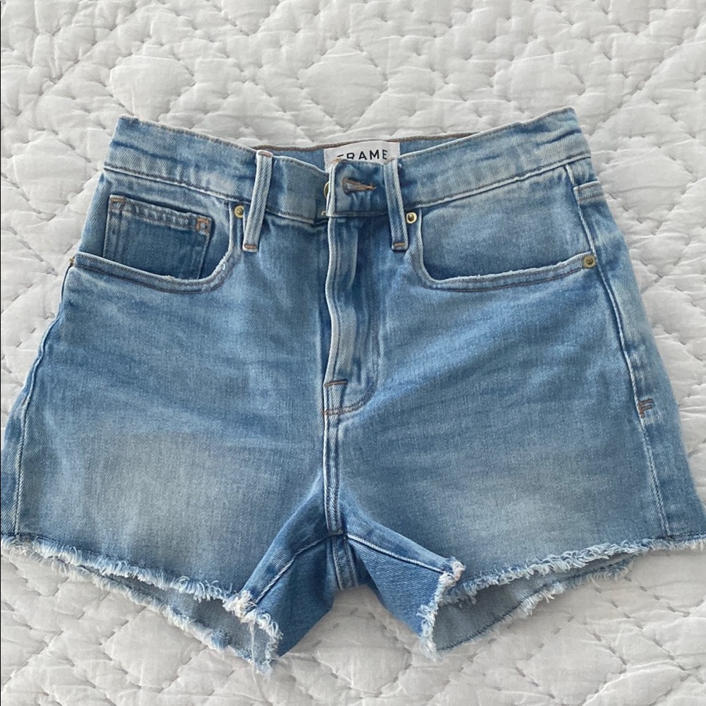 Frame Denim Blue Jean Shorts